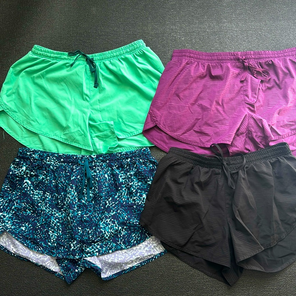 4 pairs of athletic shorts